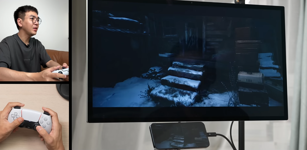 iPhone 15 Pro 實際遊玩《惡靈古堡:村莊》3A 遊戲畫面現身,外接大螢幕 + DualSense 控制器也超順 - 電腦王阿達 iPhone 15 Pro 實際遊玩《惡靈古堡:村莊》3A 遊戲畫面現身,外接大螢幕 + DualSense 控制器也超順 - 電腦王阿達