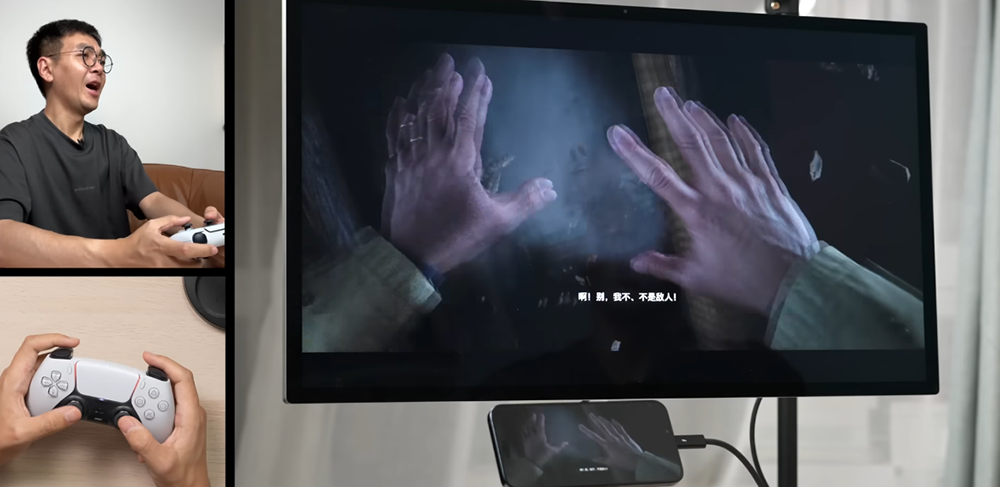 iPhone 15 Pro 實際遊玩《惡靈古堡:村莊》3A 遊戲畫面現身,外接大螢幕 + DualSense 控制器也超順 - 電腦王阿達 iPhone 15 Pro 實際遊玩《惡靈古堡:村莊》3A 遊戲畫面現身,外接大螢幕 + DualSense 控制器也超順 - 電腦王阿達