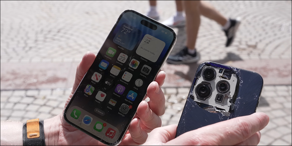 iPhone 15 Pro 全球首摔測試,新的弧形邊緣鈦金屬中框似乎不太耐用 - 電腦王阿達 iPhone 15 Pro 全球首摔測試,新的弧形邊緣鈦金屬中框似乎不太耐用 - 電腦王阿達