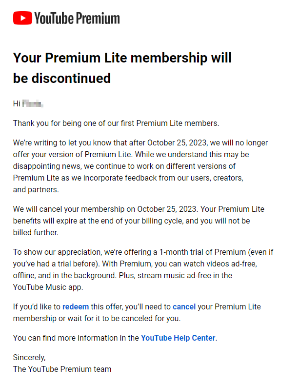 YouTube 即將於10月份起停止提供YouTube Premium Lite服務,現在要看YouTube只剩下乖乖看廣告或乖乖付更多錢兩個選擇 - 電腦王阿達 YouTube 即將於10月份起停止提供YouTube Premium Lite服務,現在要看YouTube只剩下乖乖看廣告或乖乖付更多錢兩個選擇 - 電腦王阿達