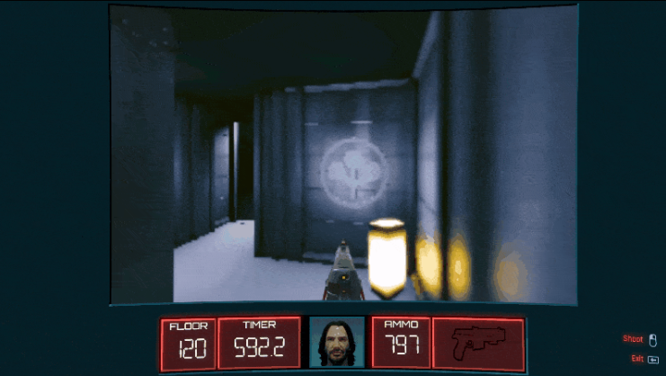 《電馭叛客2077》玩家別錯過這個最新遊戲內的彩蛋：體驗由基努李維主演的《毀滅戰士》克隆版 - 電腦王阿達