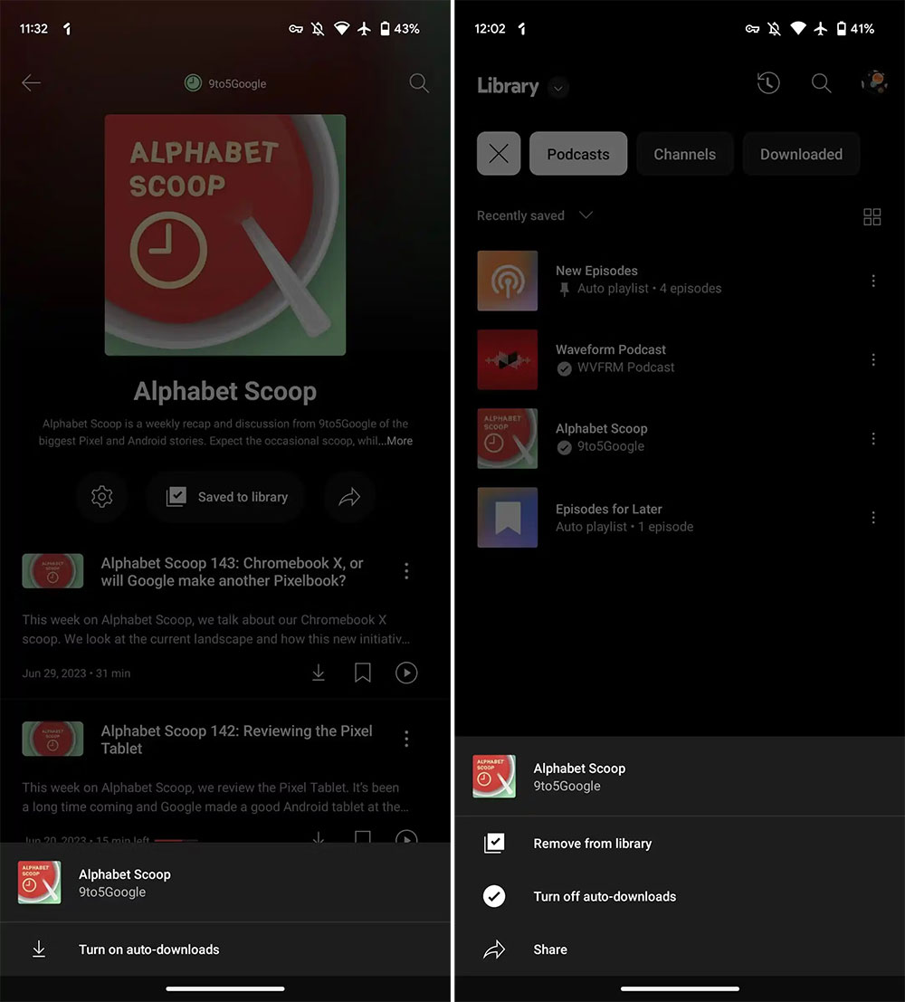 YouTube Music 更新帶來自動 Podcast 下載 - 電腦王阿達 YouTube Music 更新帶來自動 Podcast 下載 - 電腦王阿達
