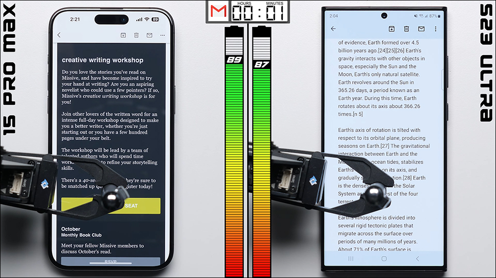 iPhone 15 Pro Max 對決 Galaxy S23 Ultra 電池續航 PK ,誰更持久? - 電腦王阿達 iPhone 15 Pro Max 對決 Galaxy S23 Ultra 電池續航 PK ,誰更持久? - 電腦王阿達