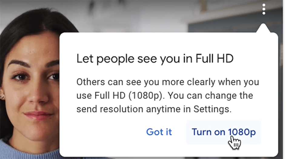 Google Meet 正式支援 1080p 多人聊天