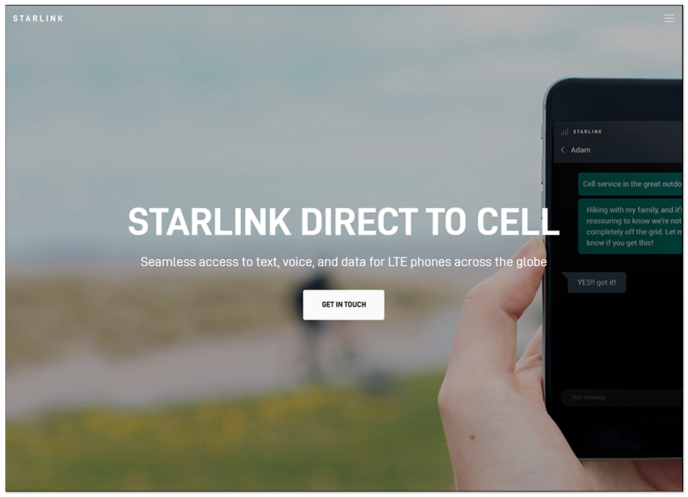 未來 LTE 手機也能連 Starlink 衛星網路,SpaceX 宣佈推出「Direct to Cell」服務 - 電腦王阿達 未來 LTE 手機也能連 Starlink 衛星網路,SpaceX 宣佈推出「Direct to Cell」服務 - 電腦王阿達
