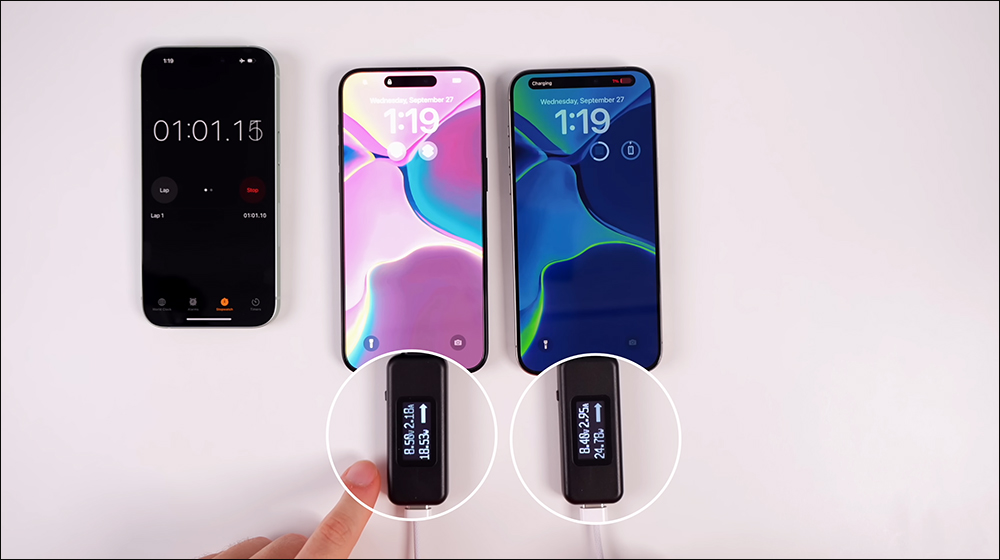 iPhone 15 充電器瓦數選多少才夠用?用 iPhone 15 Pro Max 搭配各瓦數原廠充電器進行實測,30W不一定比20W適合? - 電腦王阿達 iPhone 15 充電器瓦數選多少才夠用?用 iPhone 15 Pro Max 搭配各瓦數原廠充電器進行實測,30W不一定比20W適合? - 電腦王阿達