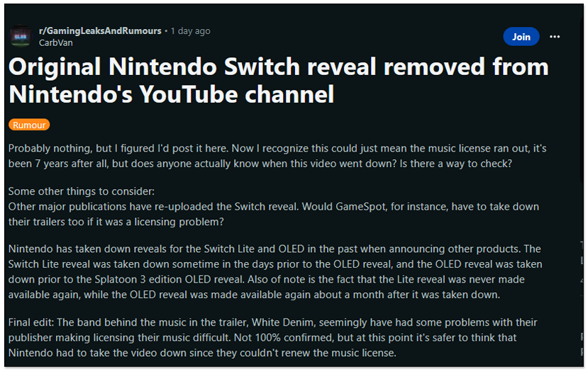 Nintendo Switch 2 即將推出?初代主機預告片從 YouTube 頻道下架,國外引發熱烈猜想 - 電腦王阿達 Nintendo Switch 2 即將推出?初代主機預告片從 YouTube 頻道下架,國外引發熱烈猜想 - 電腦王阿達