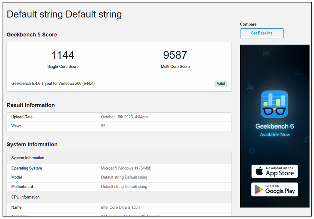 Intel Core Ultra 9 185H 首次現身 Geekbench,具有 16 核心和 5.1GHz 時脈 - 電腦王阿達 Intel Core Ultra 9 185H 首次現身 Geekbench,具有 16 核心和 5.1GHz 時脈 - 電腦王阿達