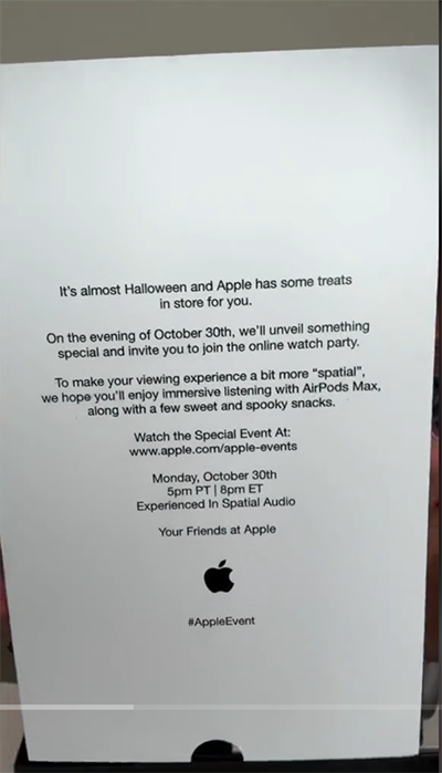 蘋果贈送包含 AirPods Max 的大禮包給網紅,預熱「Spatial」發表會 - 電腦王阿達 蘋果贈送包含 AirPods Max 的大禮包給網紅,預熱「Spatial」發表會 - 電腦王阿達