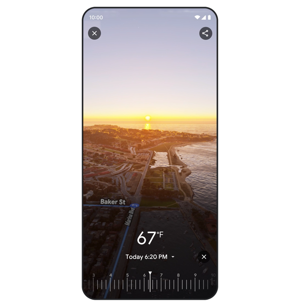 Google Maps 沈浸模式能「預覽」天氣 Google Maps 沈浸模式能「預覽」天氣