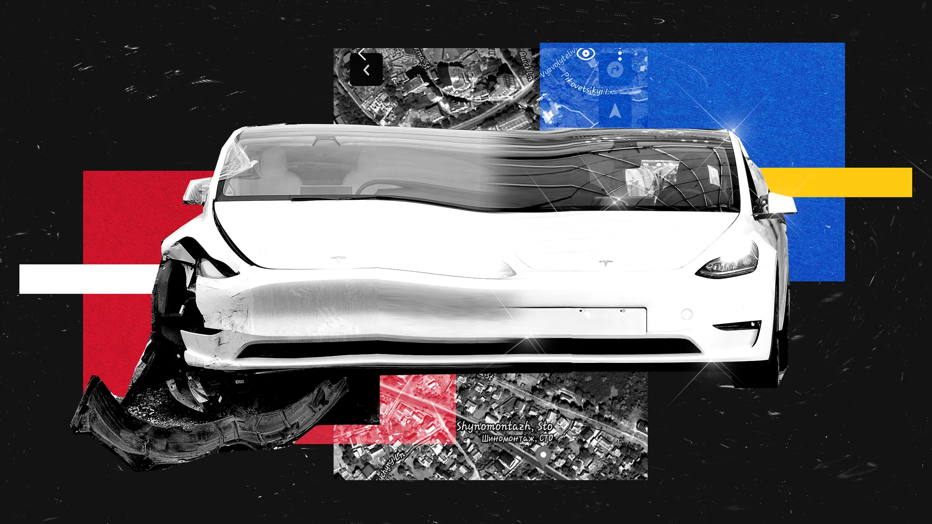 在美國撞爛的Tesla Model Y 居然在千里之外的烏克蘭浴火重生 - 電腦王阿達 在美國撞爛的Tesla Model Y 居然在千里之外的烏克蘭浴火重生 - 電腦王阿達