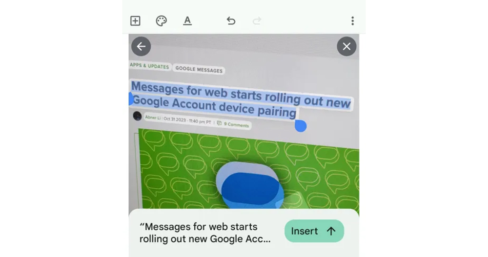 Gboard 輸入法將獲拍照掃描文字 OCR 智慧鏡頭功能 Gboard 輸入法將獲拍照掃描文字 OCR 智慧鏡頭功能
