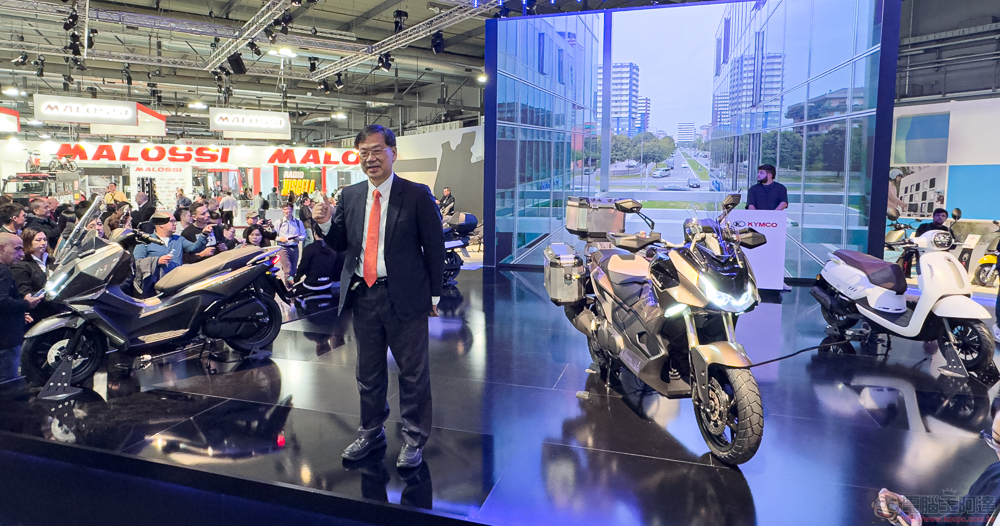 油電超跨界!KYMCO 米蘭車展推 ADV 概念重車 CV-L6,還有超耐重換電物流車款 i-Tuber - 電腦王阿達 油電超跨界!KYMCO 米蘭車展推 ADV 概念重車 CV-L6,還有超耐重換電物流車款 i-Tuber - 電腦王阿達