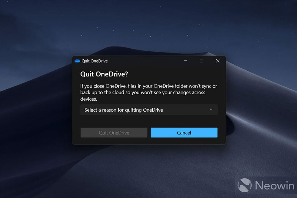 Windows 將強制在關閉 OneDrive 之前完成問券調查 - 電腦王阿達 Windows 將強制在關閉 OneDrive 之前完成問券調查 - 電腦王阿達