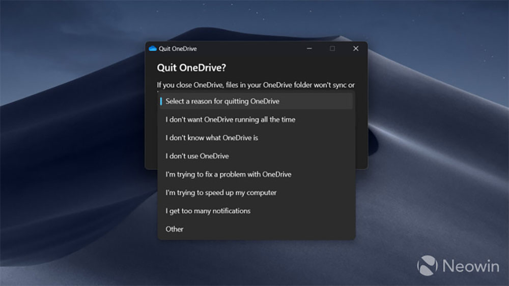 Windows 將強制在關閉 OneDrive 之前完成問券調查 - 電腦王阿達 Windows 將強制在關閉 OneDrive 之前完成問券調查 - 電腦王阿達