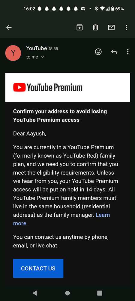 跟進 Netflix? YouTube 似乎準備開始打擊共享 YouTube Premium 家庭方案,但不住在一起的用戶 - 電腦王阿達 跟進 Netflix? YouTube 似乎準備開始打擊共享 YouTube Premium 家庭方案,但不住在一起的用戶 - 電腦王阿達