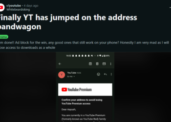 跟進 Netflix？ YouTube 似乎準備開始打擊共享 YouTube Premium 家庭方案，但不住在一起的用戶