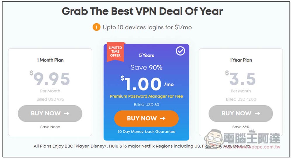 VPN 黑色星期五優惠大促銷!54 美金就能入手終身版本,讓你的上網不受限、大幅提升隱私安全 - 電腦王阿達 VPN 黑色星期五優惠大促銷!54 美金就能入手終身版本,讓你的上網不受限、大幅提升隱私安全 - 電腦王阿達