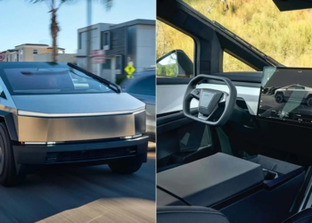 Tesla Cybertruck 內裝與前置物箱實拍照全面曝光