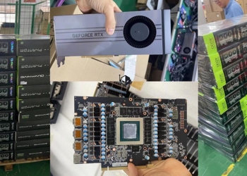 中國工廠將數千張 RTX 4090 遊戲顯卡拆解，改成適合 AI 使用的版本