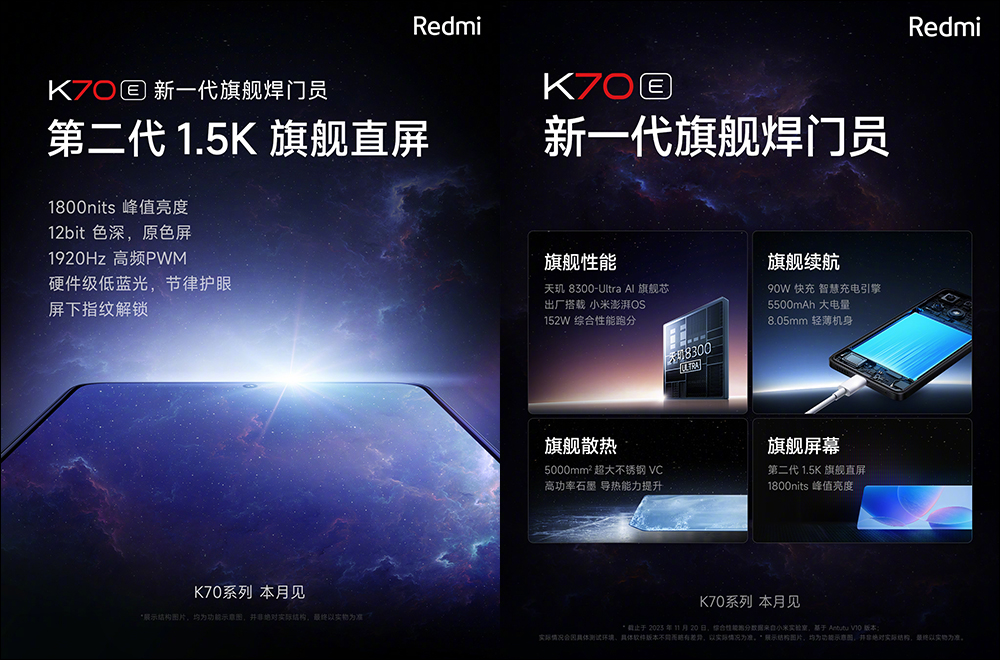 Redmi K70 系列旗艦新機、Redmi Watch 4 等新品將於 11/29 發表, K70 Pro 外觀提前揭曉 - 電腦王阿達 Redmi K70 系列旗艦新機、Redmi Watch 4 等新品將於 11/29 發表, K70 Pro 外觀提前揭曉 - 電腦王阿達