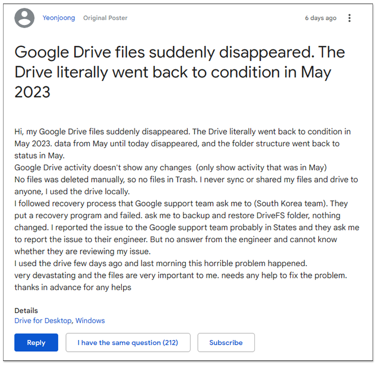 Google 雲端驚傳資料遺失!用戶回報備份檔案突然消失,有人還發生回溯到幾個月之前 - 電腦王阿達 Google 雲端驚傳資料遺失!用戶回報備份檔案突然消失,有人還發生回溯到幾個月之前 - 電腦王阿達
