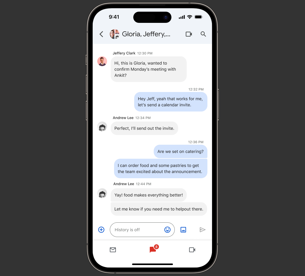 Google Chat 將訊息泡泡支援延伸至 iPhone - 電腦王阿達 Google Chat 將訊息泡泡支援延伸至 iPhone - 電腦王阿達