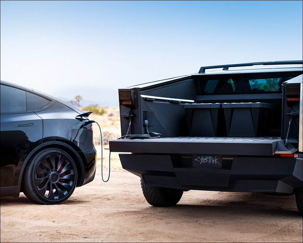 特斯拉 Tesla Cybertruck 純電皮卡正式交車!加速更勝 Porsche 911 ,全新 Powershare 雙向充電功能同步發表,可為電器供電、幫電車夥伴充電 - 電腦王阿達 特斯拉 Tesla Cybertruck 純電皮卡正式交車!加速更勝 Porsche 911 ,全新 Powershare 雙向充電功能同步發表,可為電器供電、幫電車夥伴充電 - 電腦王阿達