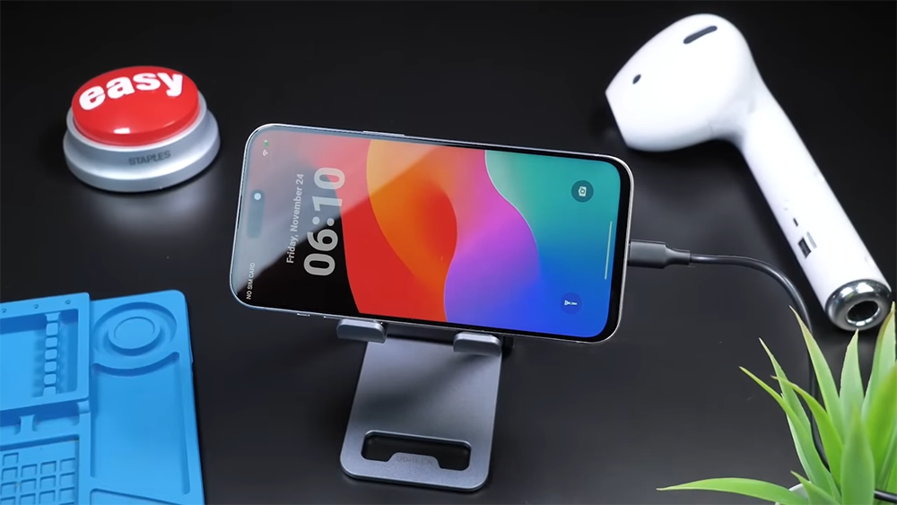國外 YouTuber 開箱僅 220 美金的山寨版 iPhone 15 Pro Max,外型和質感超像,還有動作按鈕 - 電腦王阿達 國外 YouTuber 開箱僅 220 美金的山寨版 iPhone 15 Pro Max,外型和質感超像,還有動作按鈕 - 電腦王阿達
