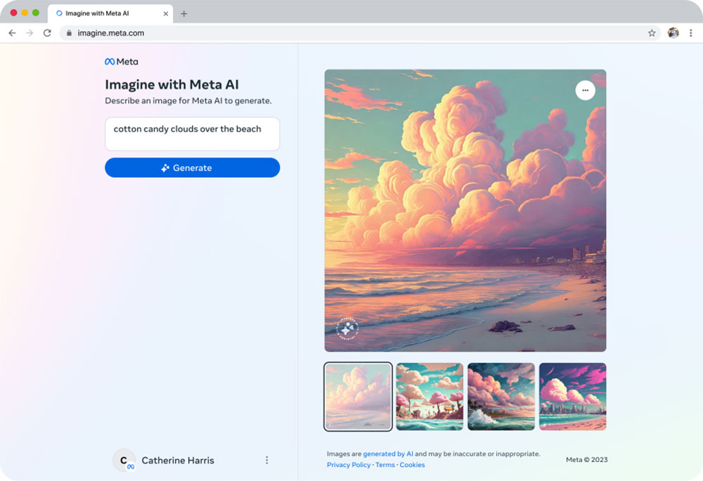 Meta 推出自家 AI 影像生成器「Imagine」,首波在美國開放 - 電腦王阿達 Meta 推出自家 AI 影像生成器「Imagine」,首波在美國開放 - 電腦王阿達