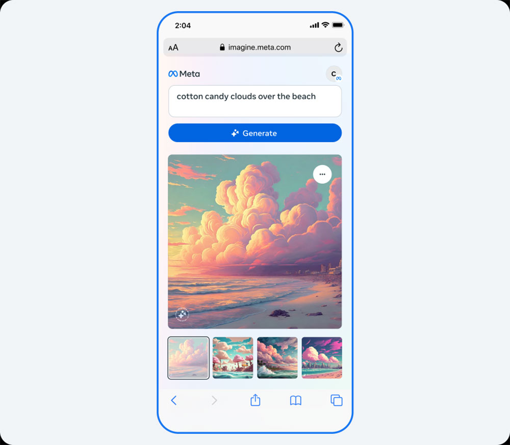 Meta 推出自家 AI 影像生成器「Imagine」,首波在美國開放 - 電腦王阿達 Meta 推出自家 AI 影像生成器「Imagine」,首波在美國開放 - 電腦王阿達