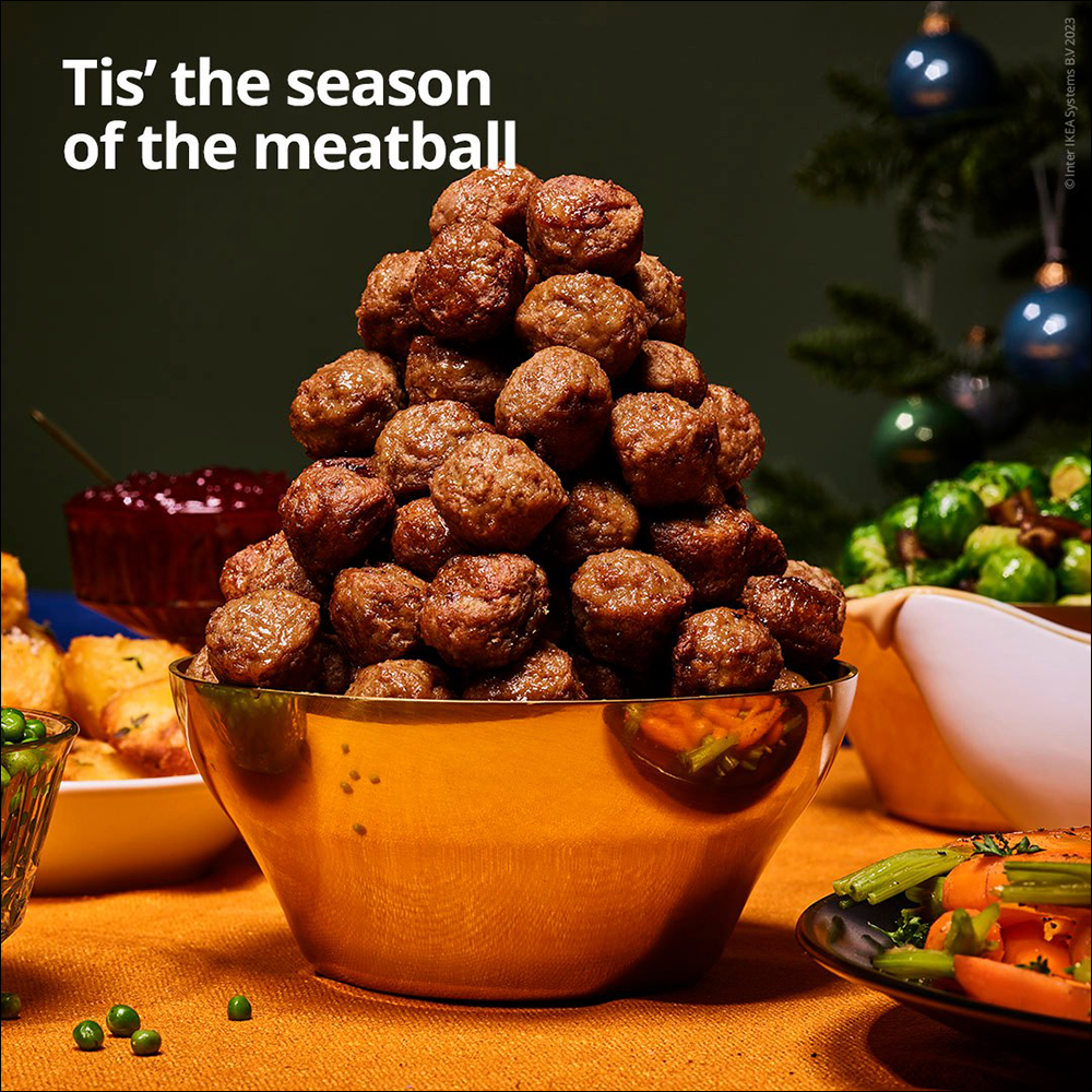 英國 IKEA 推出「火雞大小的巨無霸烤肉丸」，聖誕節期間限定 - 電腦王阿達