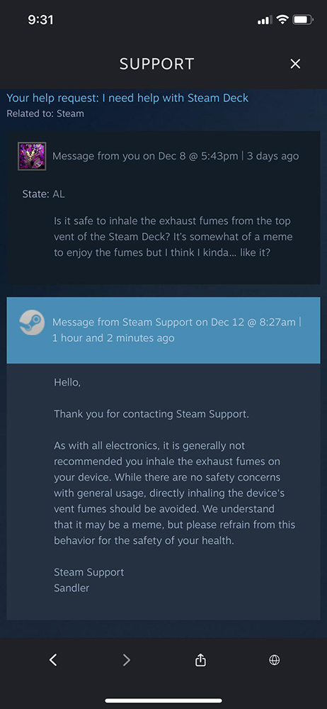Valve 提醒不要為了拍 TikTok 影片,而聞 Steam Deck 散熱口的氣味 - 電腦王阿達 Valve 提醒不要為了拍 TikTok 影片,而聞 Steam Deck 散熱口的氣味 - 電腦王阿達