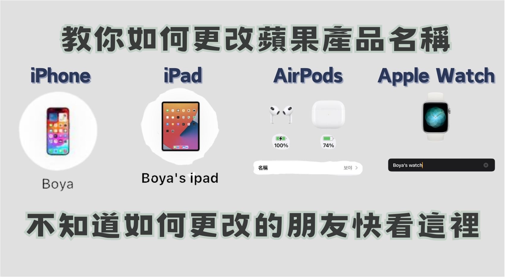 教你如何更改蘋果產品名稱 iPhone 、iPad 、AirPods、 Apple Watch 教學通通有 - 電腦王阿達 教你如何更改蘋果產品名稱 iPhone 、iPad 、AirPods、 Apple Watch 教學通通有 - 電腦王阿達
