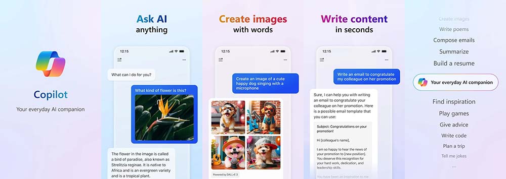 微軟推出 Microsoft Copilot App 版,無需登入就能使用 - 電腦王阿達 微軟推出 Microsoft Copilot App 版,無需登入就能使用 - 電腦王阿達