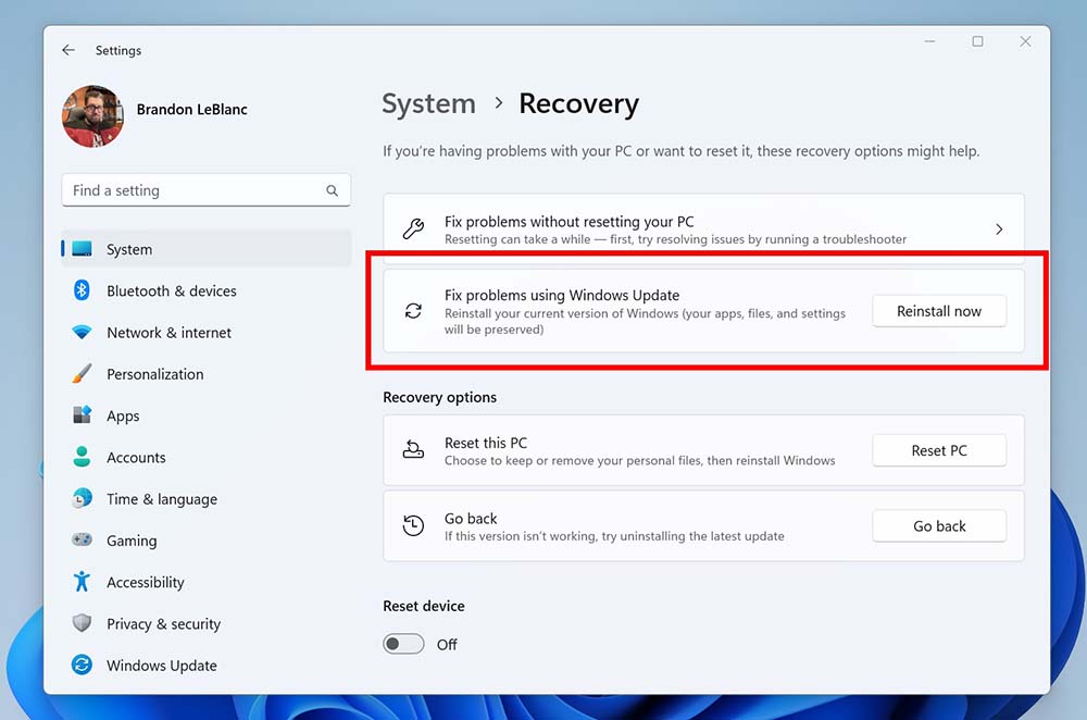 未來你將能透過 Windows Update,來修復/重新安裝 Windows 11 作業系統 - 電腦王阿達 未來你將能透過 Windows Update,來修復/重新安裝 Windows 11 作業系統 - 電腦王阿達