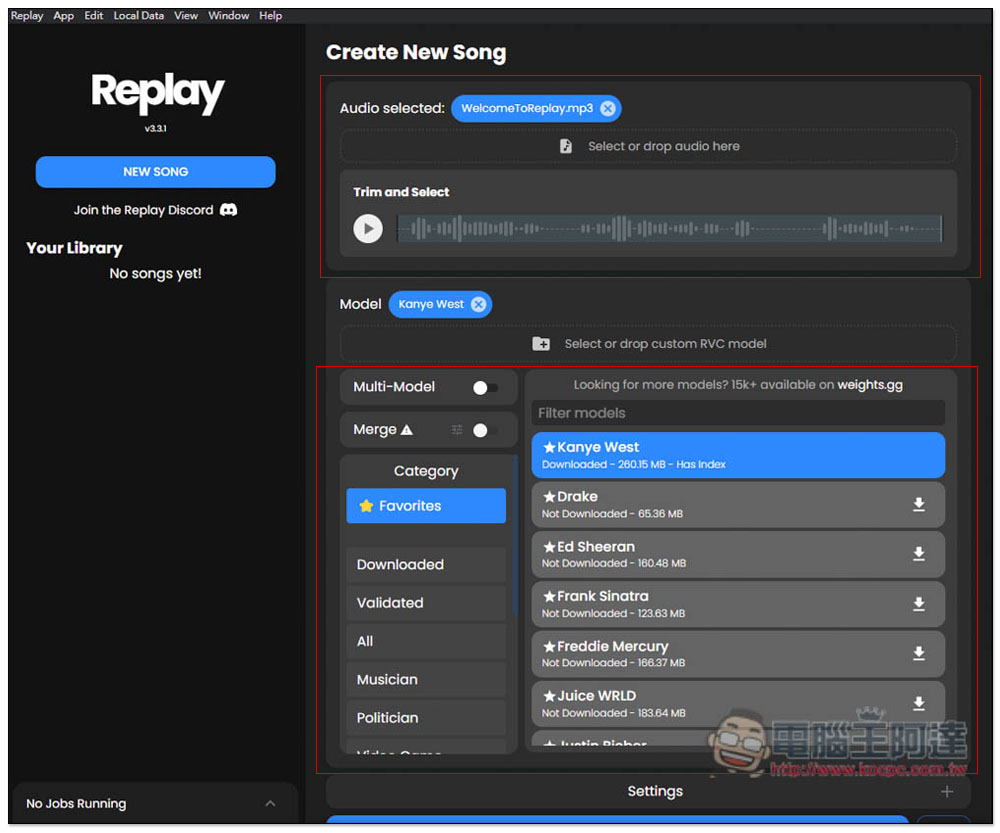 Replay 利用 AI 來翻唱你喜歡的歌曲、將人聲和伴奏分離,支援 YouTube - 電腦王阿達 Replay 利用 AI 來翻唱你喜歡的歌曲、將人聲和伴奏分離,支援 YouTube - 電腦王阿達