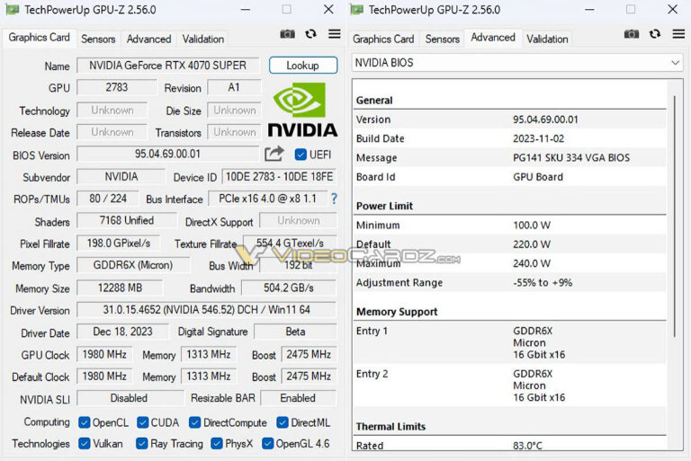 NVIDIA GeForce RTX 4070 SUPER 3DMark 跑分洩漏現身,比 RTX 4070 快達 17% - 電腦王阿達 NVIDIA GeForce RTX 4070 SUPER 3DMark 跑分洩漏現身,比 RTX 4070 快達 17% - 電腦王阿達
