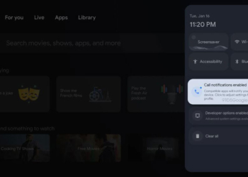 Google 正在測試讓 Google TV 顯示來自相容應用程式的視訊通話來電