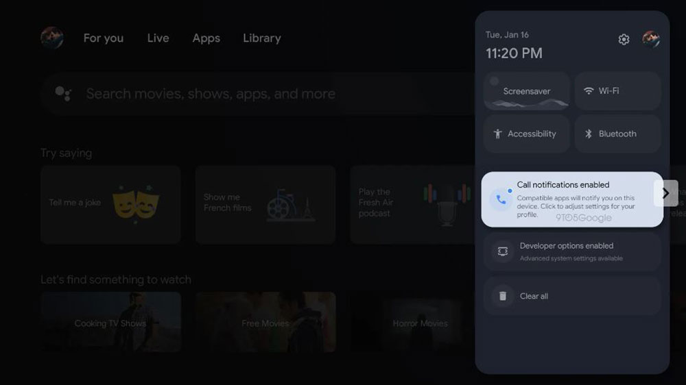 Google 正在測試讓 Google TV 顯示來自相容應用程式的視訊通話來電 - 電腦王阿達 Google 正在測試讓 Google TV 顯示來自相容應用程式的視訊通話來電 - 電腦王阿達