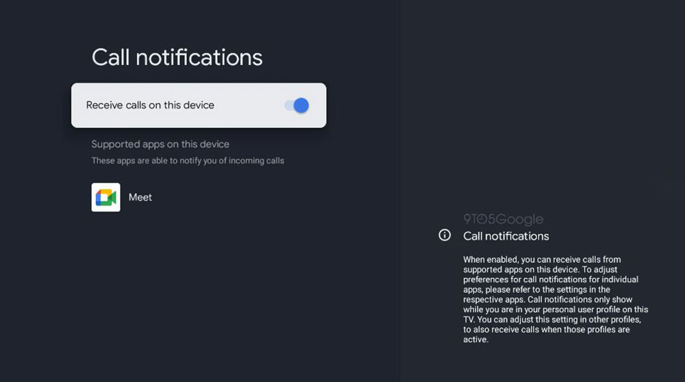 Google 正在測試讓 Google TV 顯示來自相容應用程式的視訊通話來電 - 電腦王阿達 Google 正在測試讓 Google TV 顯示來自相容應用程式的視訊通話來電 - 電腦王阿達