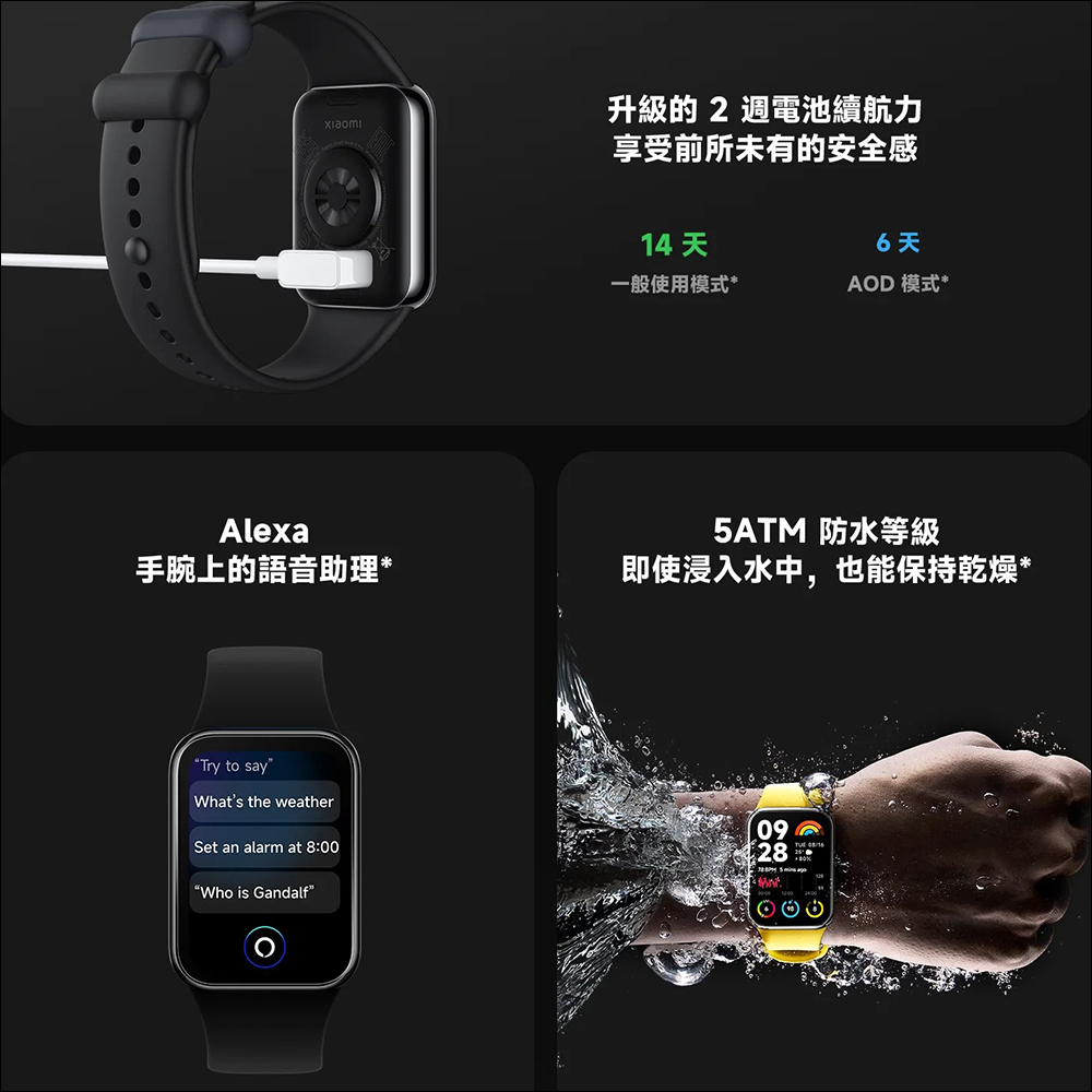 小米 Xiaomi 手環 8 Pro 在台開賣:1.74 吋 AMOLED 平面螢幕、多款材質腕帶同步發售 - 電腦王阿達 小米 Xiaomi 手環 8 Pro 在台開賣:1.74 吋 AMOLED 平面螢幕、多款材質腕帶同步發售 - 電腦王阿達