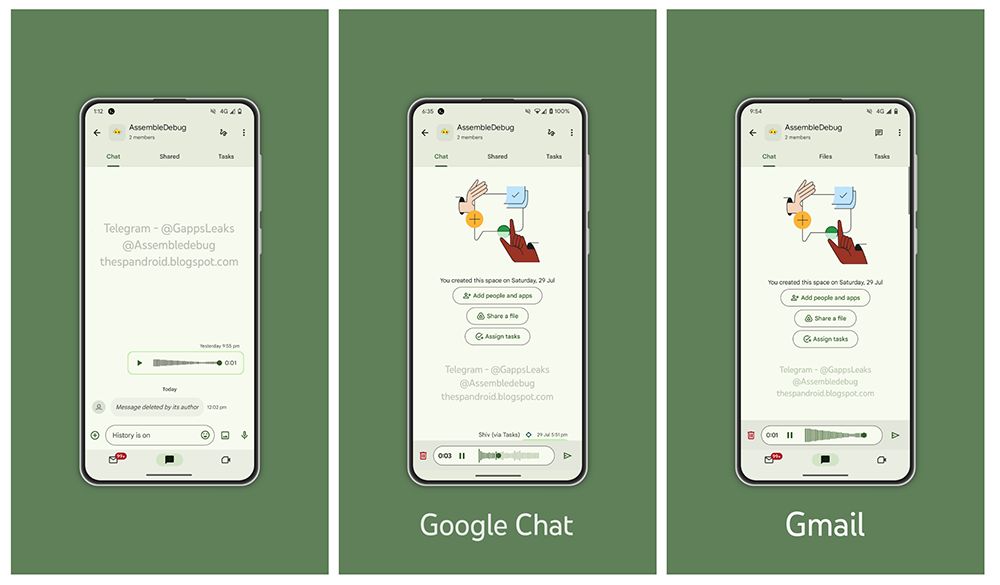 Gmail 內建支援的 Google Chat 開始導入語音傳訊功能 - 電腦王阿達 Gmail 內建支援的 Google Chat 開始導入語音傳訊功能 - 電腦王阿達