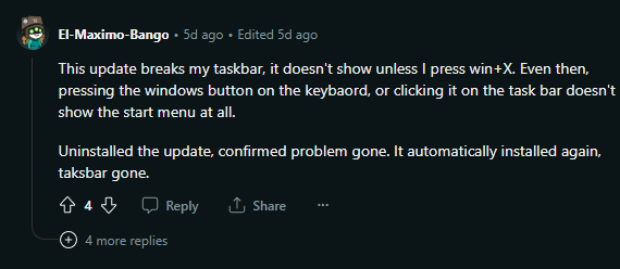 Windows 11 最新更新傳災情,用戶反應工作列、檔案總管閃退 - 電腦王阿達 Windows 11 最新更新傳災情,用戶反應工作列、檔案總管閃退 - 電腦王阿達