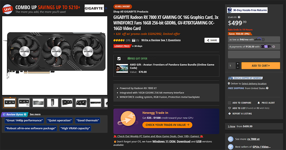AMD RX 7000 系列正悄悄持續降價,RX 7800 XT 已跌到歷史新低 - 電腦王阿達 AMD RX 7000 系列正悄悄持續降價,RX 7800 XT 已跌到歷史新低 - 電腦王阿達