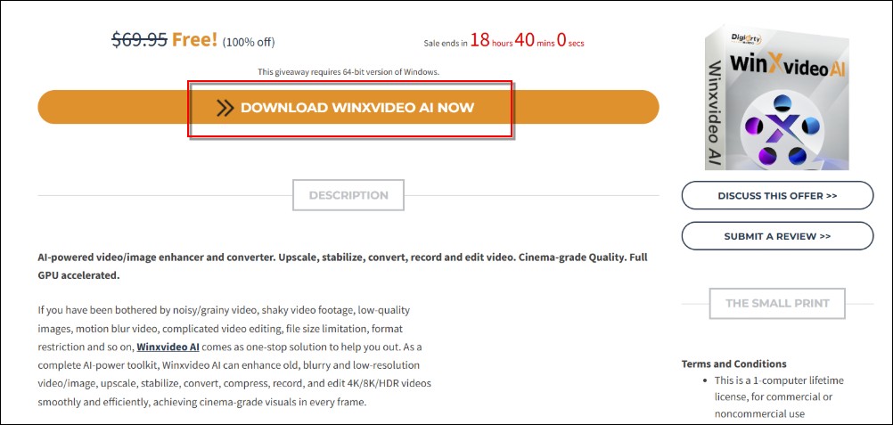 即將結束!「Winxvideo AI」限免,內建 AI 影片和圖片提升,並提供轉檔、影音下載功能 - 電腦王阿達 即將結束!「Winxvideo AI」限免,內建 AI 影片和圖片提升,並提供轉檔、影音下載功能 - 電腦王阿達