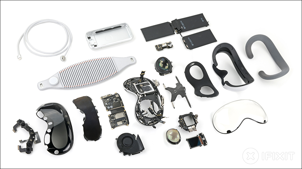 iFixit 拆解 Apple Vision Pro 頭戴裝置,內部結構相當複雜 - 電腦王阿達 iFixit 拆解 Apple Vision Pro 頭戴裝置,內部結構相當複雜 - 電腦王阿達