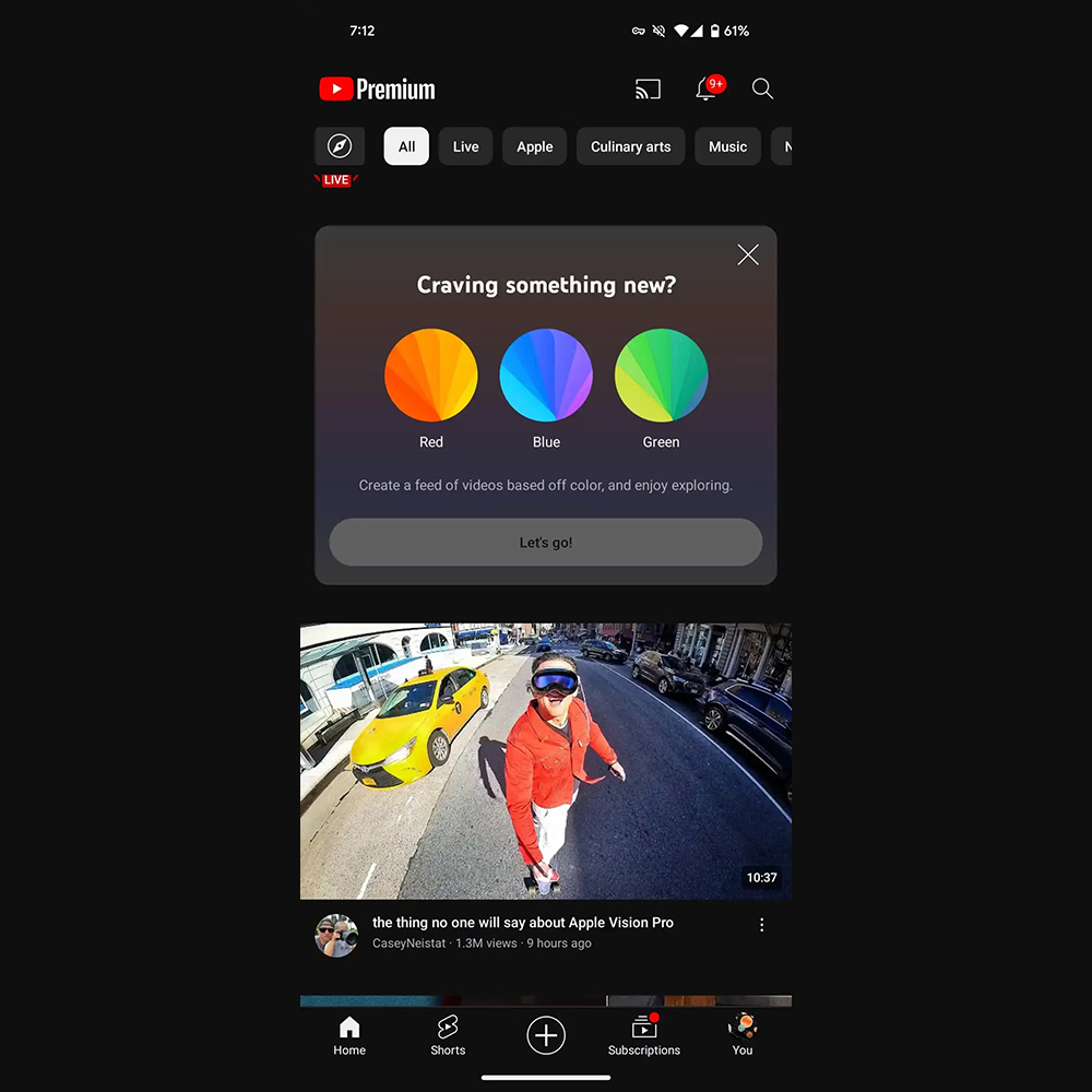 腦洞大開?YouTube 將可依「顏色」來推薦影片 - 電腦王阿達 腦洞大開?YouTube 將可依「顏色」來推薦影片 - 電腦王阿達