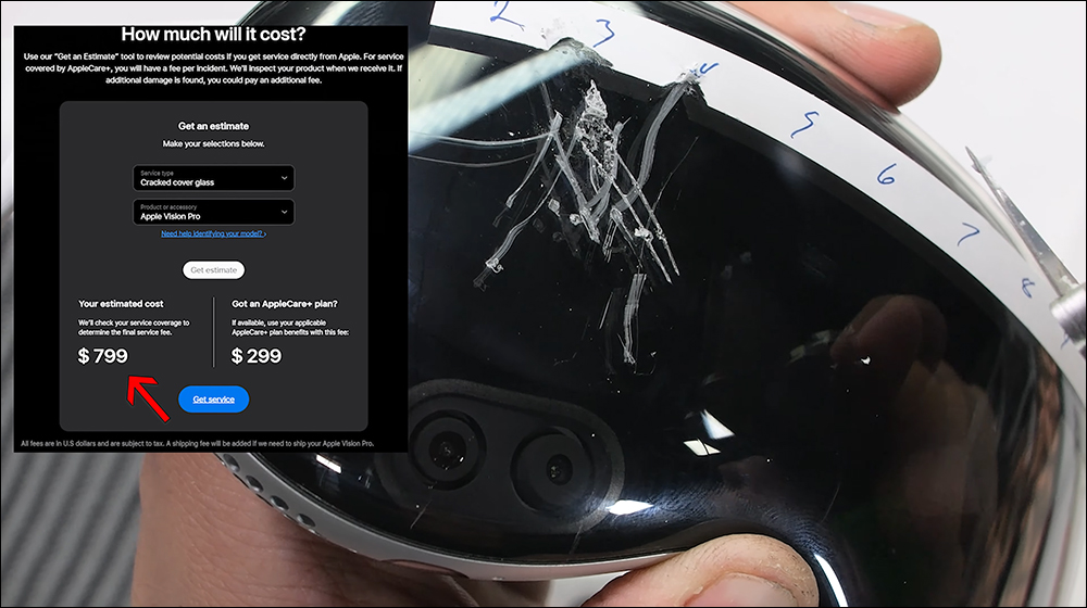 Apple Vision Pro 耐用度暴力測試,意外揭露維修費高達 800 美元的前方的「玻璃」蓋版,可能不是玻璃? - 電腦王阿達 Apple Vision Pro 耐用度暴力測試,意外揭露維修費高達 800 美元的前方的「玻璃」蓋版,可能不是玻璃? - 電腦王阿達