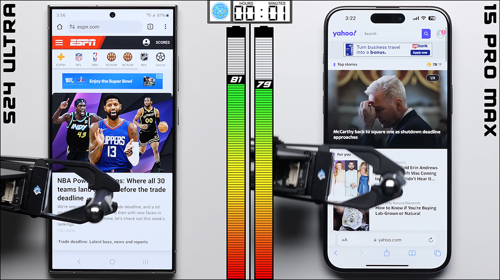 iPhone 15 Pro Max 與三星 Galaxy S24 Ultra 電池續航PK,誰更持久? - 電腦王阿達 iPhone 15 Pro Max 與三星 Galaxy S24 Ultra 電池續航PK,誰更持久? - 電腦王阿達